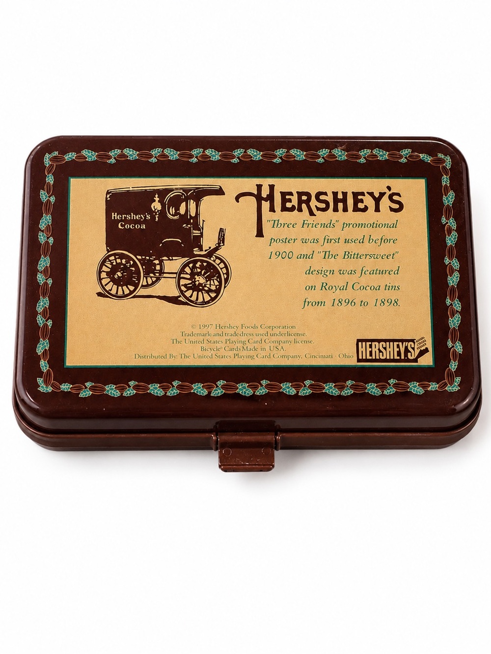 NWT Limted Edition Hershey’s collectible tin with unopened playing cards